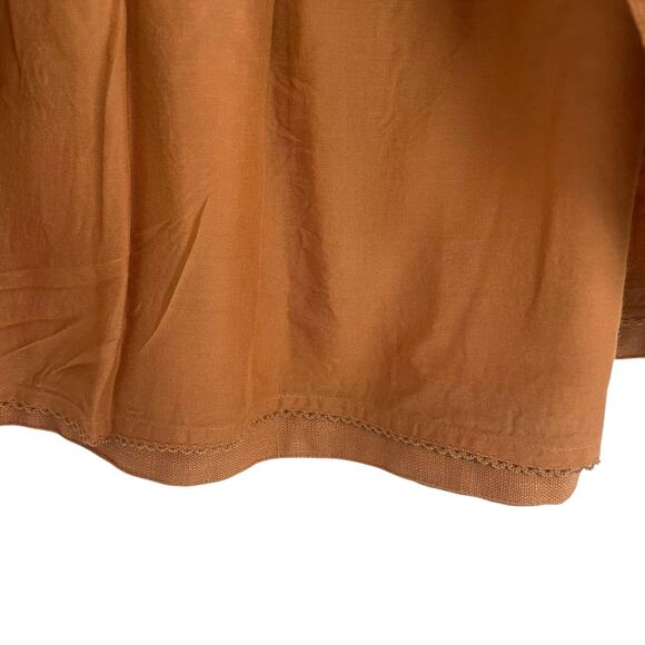 By Anthropologie Meghan Embroidered Mini Skirt Womens Size 12 - Picture 7 of 10